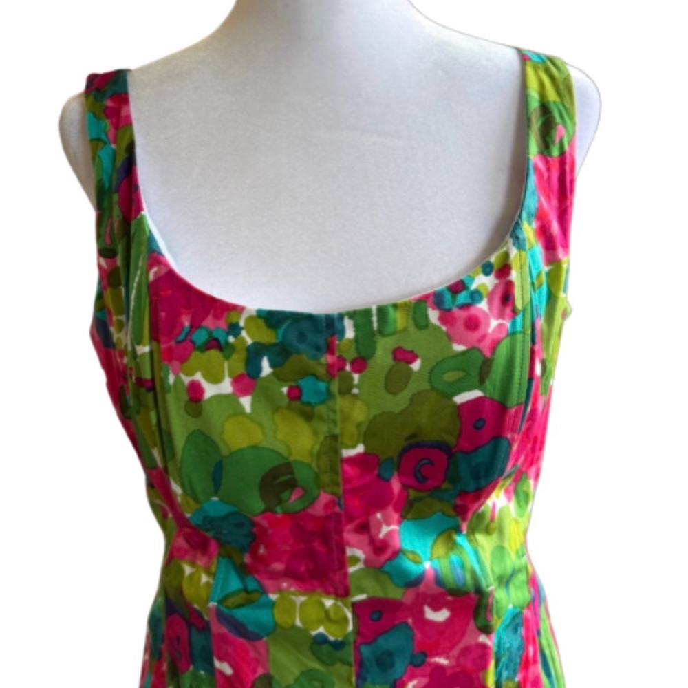 Nine West Green and Pink Dress - Picture 3 of 5